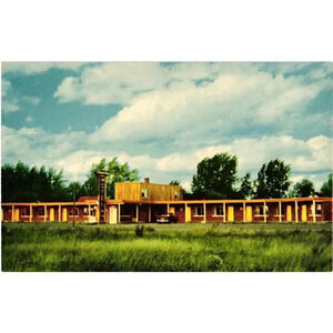 Motel Champlain Route 17 East Edge Sturgeon Falls, Ontario Postcard